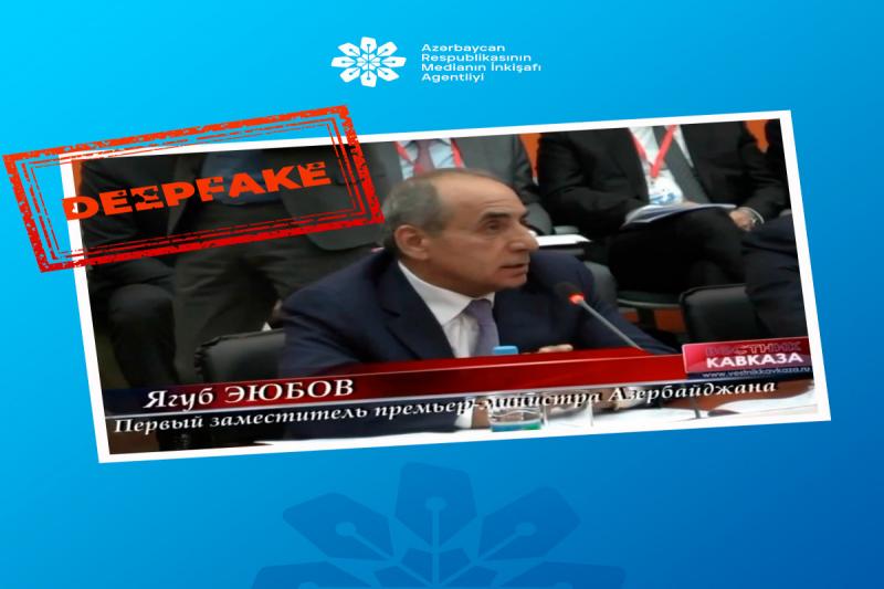 Yaqub Eyyubovun adından “deep fake” texnologiyası ilə açıqlama hazırlanıb