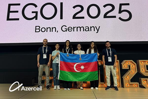 Azercell-in dəstəklədiyi komanda Avropa Qızlar İnformatika Olimpiadasında uğur qazanıb