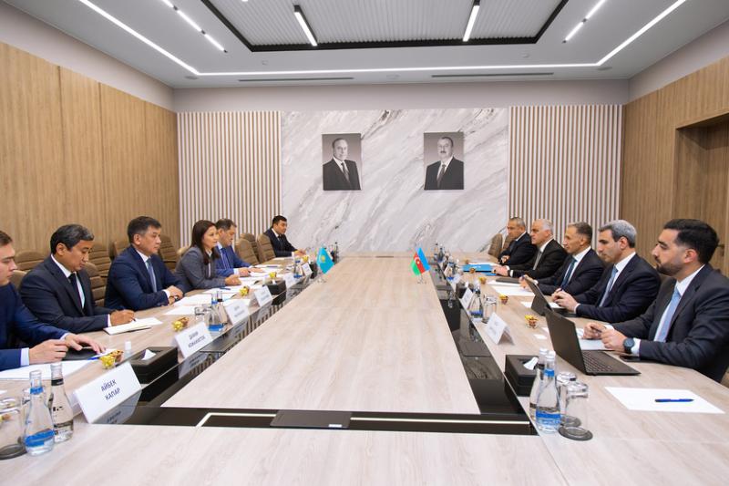 Rəşad Nəbiyev Qazaxıstanın nümayəndə heyəti ilə görüşüb