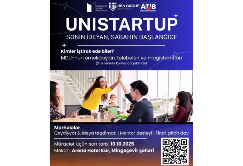  “UniStartup” müsabiqəsinə qeydiyyat başlanıb