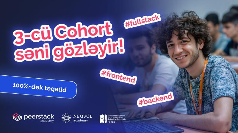 “Peerstack Academy” 3-cü mərhələ üzrə  qəbul elan edir