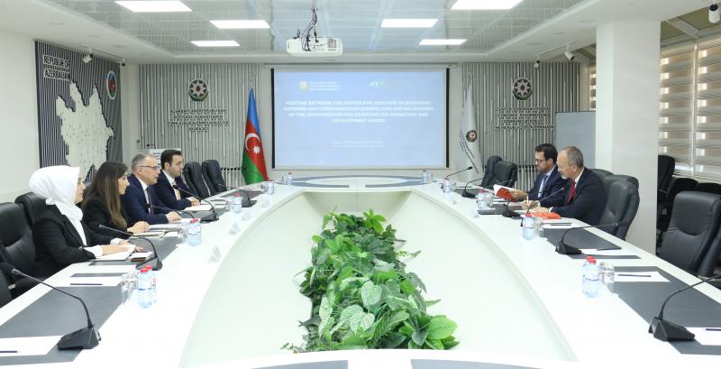 Vüsal Qasımlı OECD nümayəndələrini qəbul edib