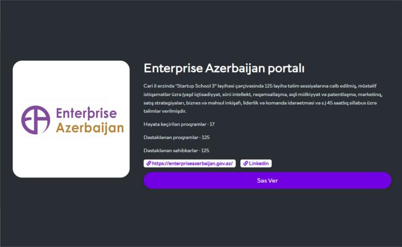 “Enterprise Azerbaijan” “IDDA Awards 2025” müsabiqəsində iştirak edir