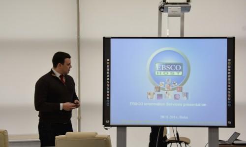 “EBSCO” xidmətlərinin təqdimatı keçirildi