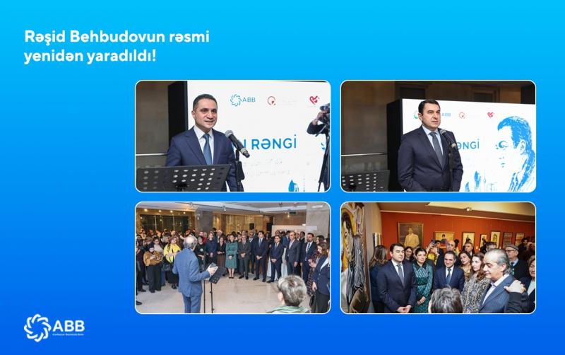 Rəşid Behbudovun itmiş rəsmi ABB-nin dəstəyi ilə yenidən yaradılıb
