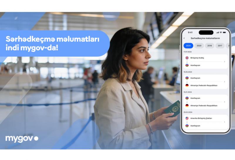Sərhədkeçmə məlumatları “mygov”a inteqrasiya edilib