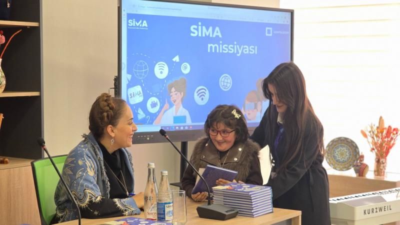 “SİMA missiyası” texnoloji nağıl kitabının imza günü olub