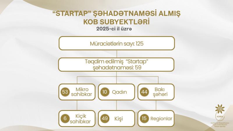 Ötən il 59 sahibkar innovativ layihələr üzrə vergi güzəştləri əldə edib