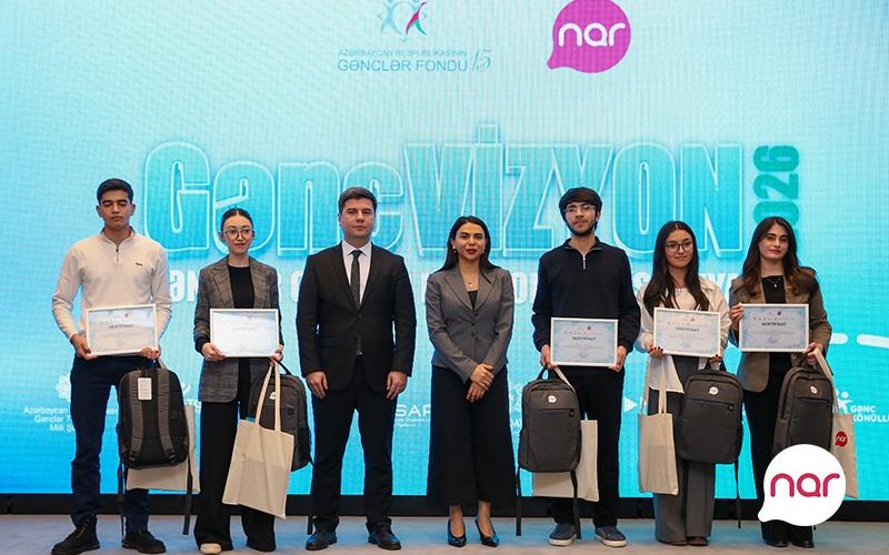 “Nar”ın tərəfdaşlığı ilə “GəncVİZYON” ideyatonu başa çatıb