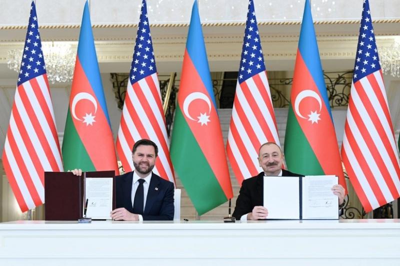 Azərbaycanla ABŞ arasında Strateji Tərəfdaşlıq Xartiyası imzalanıb