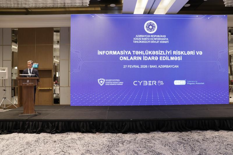 “İnformasiya təhlükəsizliyi riskləri və onların idarə edilməsi” tədbiri keçirilib
