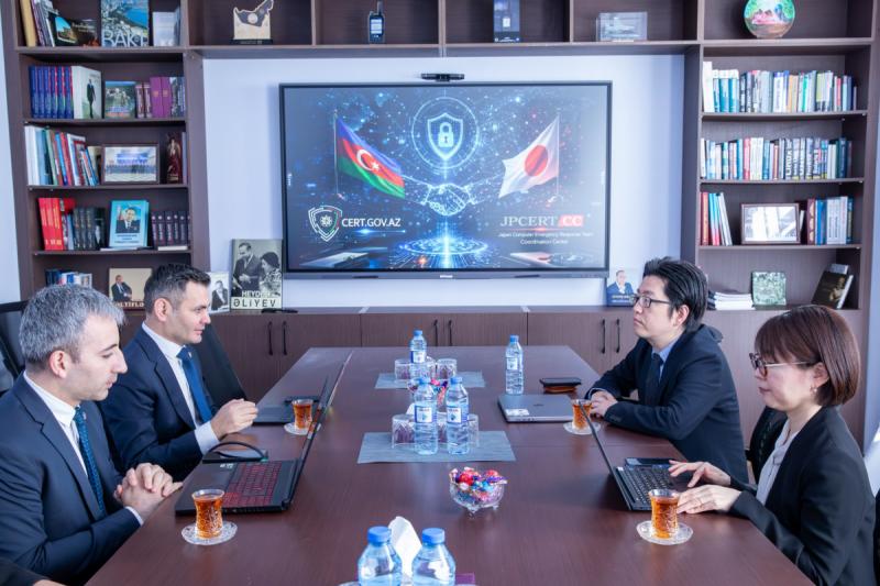Yaponiya nümayəndə heyəti ilə kibertəhlükəsizlik sahəsində əməkdaşlıq müzakirə olunub