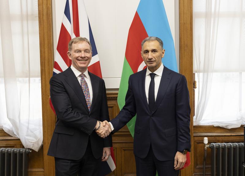 Rəşad Nəbiyev Böyük Britaniyanın ticarət naziri ilə görüşüb