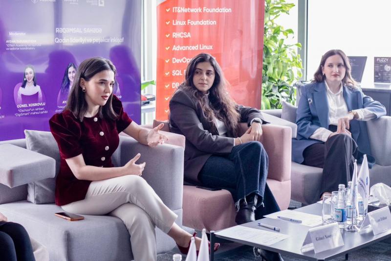 “Rəqəmsal sahədə qadın liderliyi və peşəkar inkişaf” müzakirə edilib