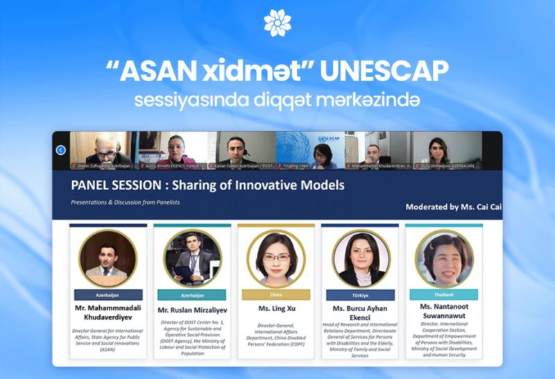 “ASAN xidmət” UNESCAP sessiyasında diqqət mərkəzində olub