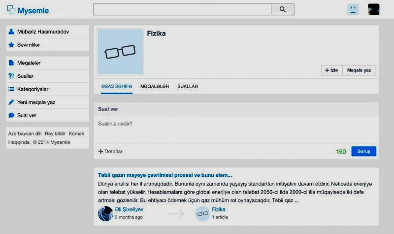 Hər kəs bilik və təcrübələrini paylaşa biləcək