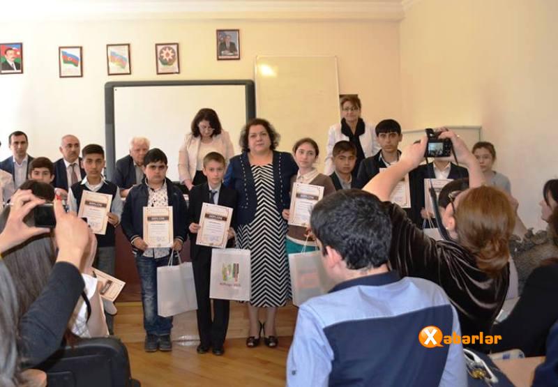 Olimpiada qalibləri mükafatlandırıldı - Fotolar