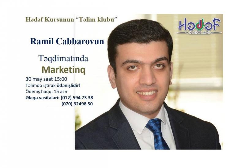 “Marketinq analizləri” mövzusunda növbəti təlim