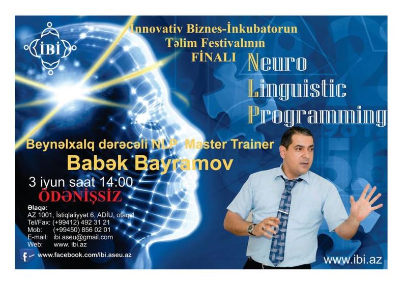 İnnovativ Biznes-İnkubatorun “Təlim Festivalı”nın final təlimi keçiriləcək