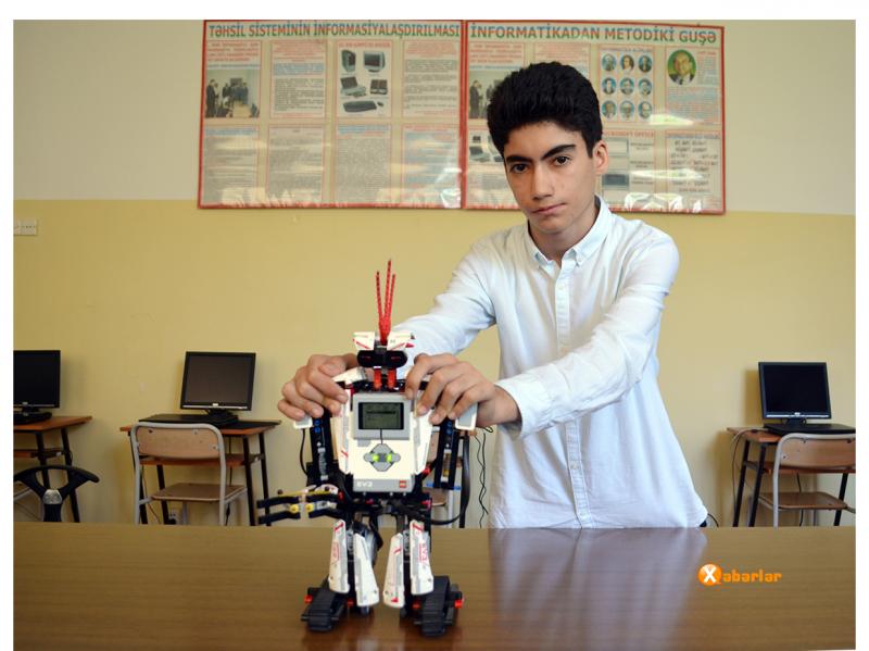 7-ci sinif şagirdi: “Robotların hissələrini yığanda həzz alıram”