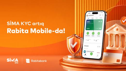 “SİMA KYC” “Rabitəbank”ın mobil tətbiqində!