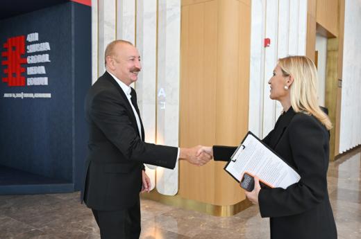 Prezident IV Şuşa Qlobal Media Forumunun açılışında iştirak edir