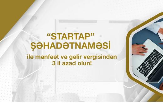 I yarımildə 35 sahibkara "Startap" şəhadətnaməsi verilib