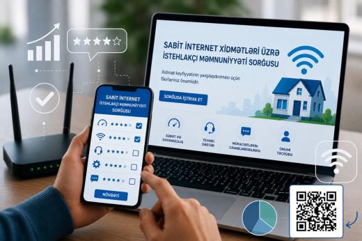 İKTA sabit internet xidmətləri üzrə istehlakçı məmnuniyyəti sorğusuna başlayıb