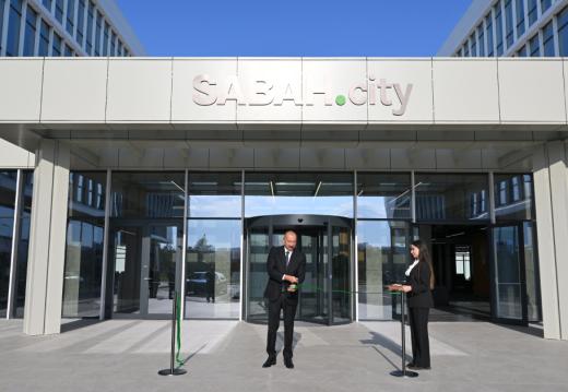 Prezident “SABAH.city” innovasiya şəhərciyinin açılışında iştirak edib