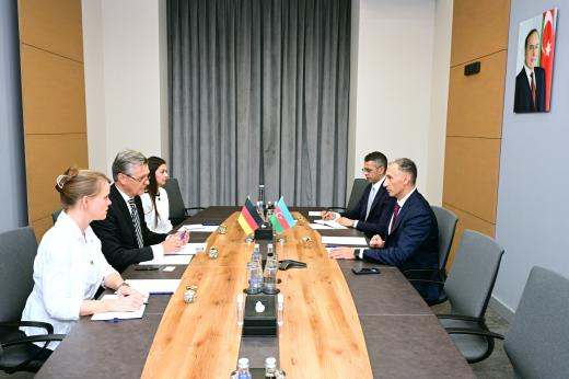 Rəşad Nəbiyev Almaniyanın Azərbaycandakı səfiri ilə görüşüb