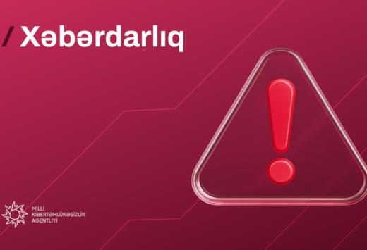 Bəzi informasiya sistemlərinə qarşı kibertəhlükələr müəyyən edilib