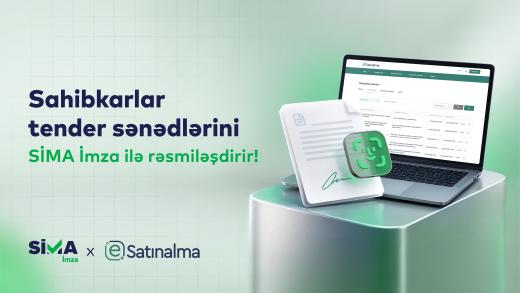 Sahibkarlar “Etender.gov.az”da sənədləri “SİMA İmza” imzalayacaq