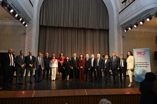 Azərbaycan jurnalistlərinin IX qurultayı keçirilib