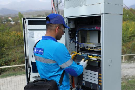 Ağdərə rayonu telekommunikasiya xidmətləri ilə təmin edilib
