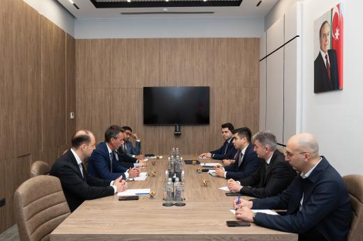 Rəşad Nəbiyev ABŞ-nin “Fortinet” şirkətinin vitse-prezidenti ilə görüşüb