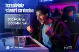 “Aztelekom” ilk dəfə 1000 Mbit/s-yə qədər fiber-internet tariflərini təqdim edir