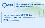 ABB-dən yaşıl enerji layihələrinə agent bank dəstəyi!