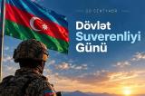 Bu gün Azərbaycanda Dövlət Suverenliyi Günüdür